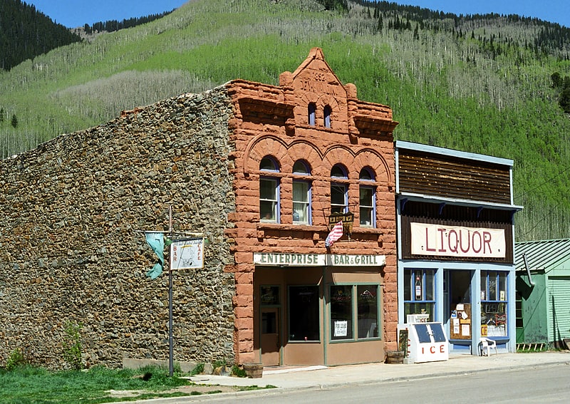 Historical place in Rico, Colorado