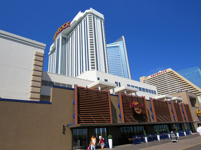 Gran complejo de casinos con una pista de conciertos