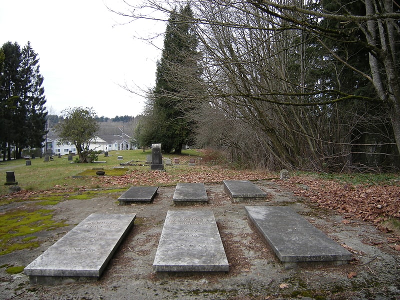 Cemetery in Bothell, Washington