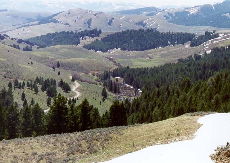 Mountain pass in Idaho