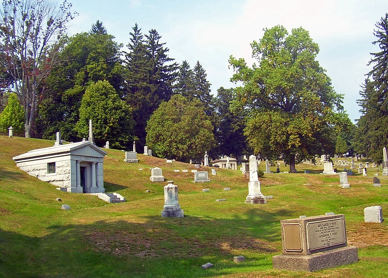 Friedhof in Middletown, New York
