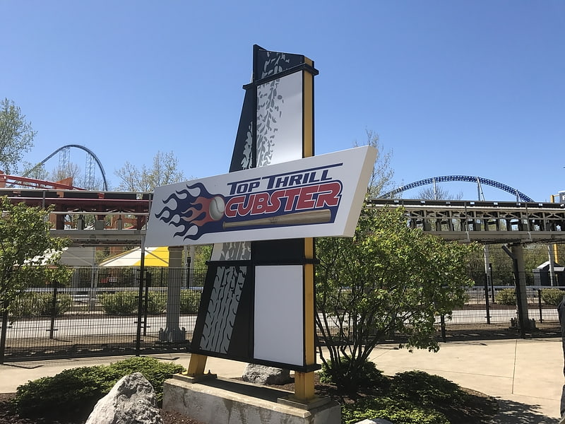 Roller coaster in Sandusky, Ohio