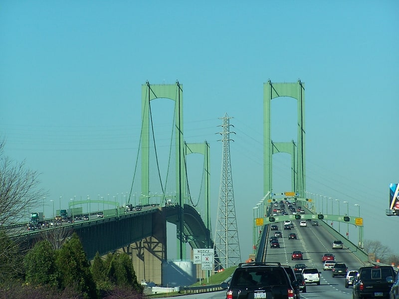 Pont suspendu dans le Delaware