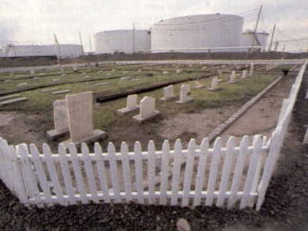 Cemetery in Bayonne, New Jersey