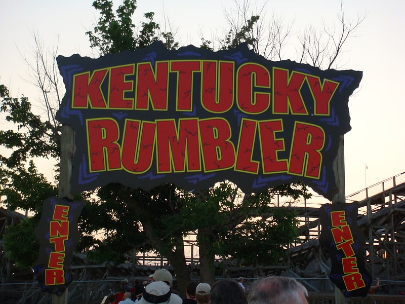 Roller coaster in Warren County, Kentucky