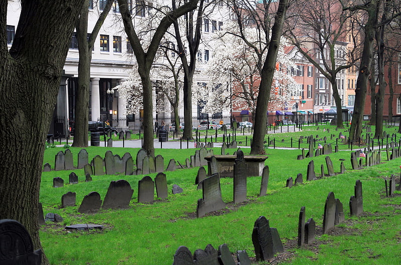 Cemetery in Boston, Massachusetts