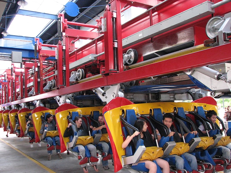Roller coaster in Cobb County, Georgia