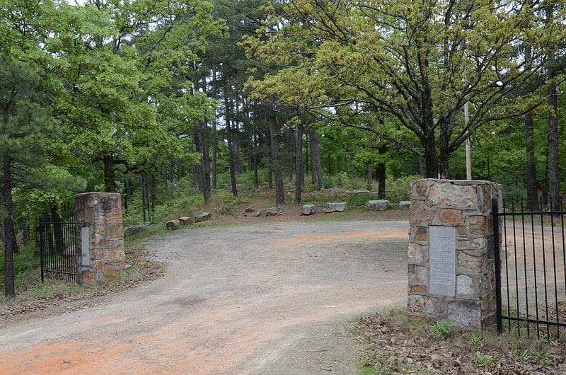 Memorial park in Russellville, Arkansas
