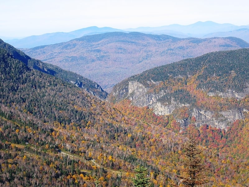 Mountain pass in Vermont