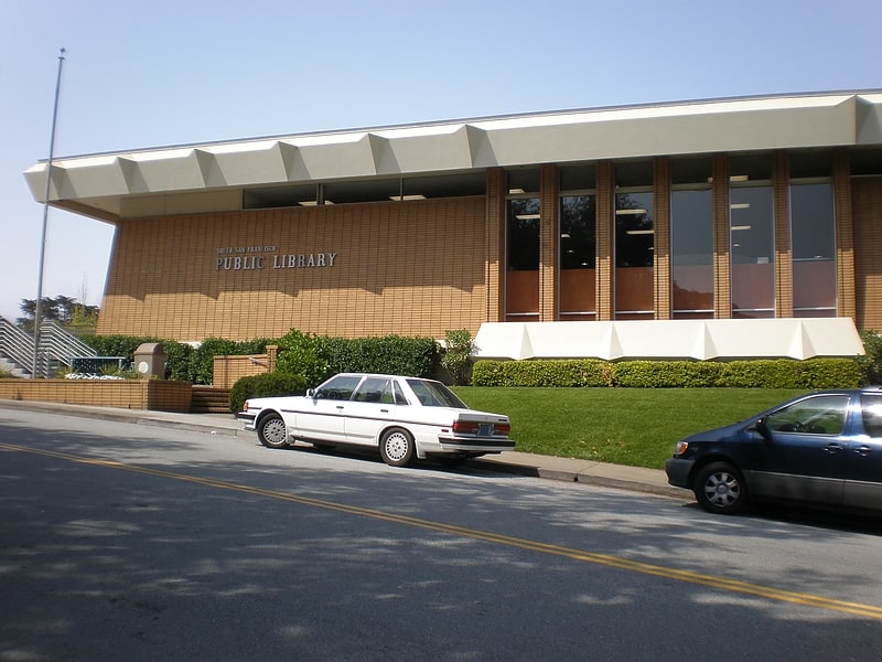 Public library in South San Francisco, California