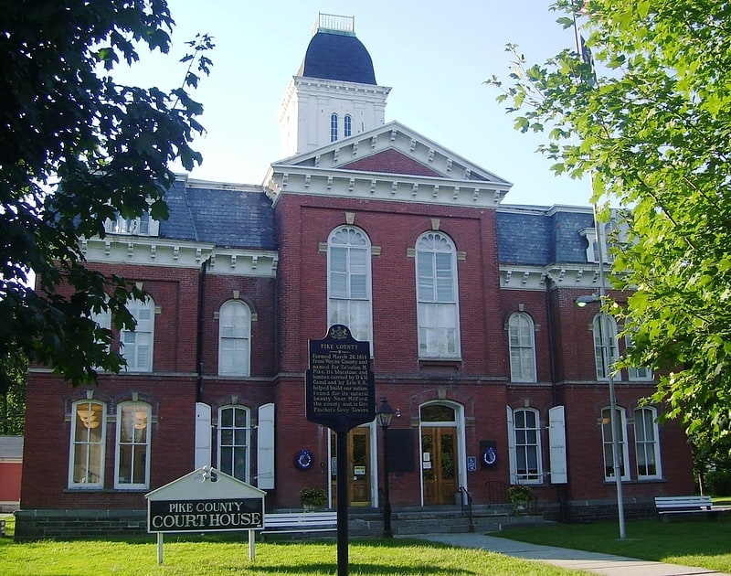 Courthouse in Milford, Pennsylvania