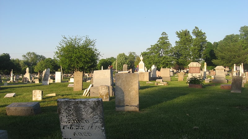 Cemetery in Franklin, Indiana