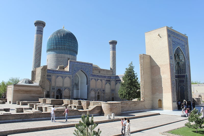 Mausoleum in Samarkand, Uzbekistan