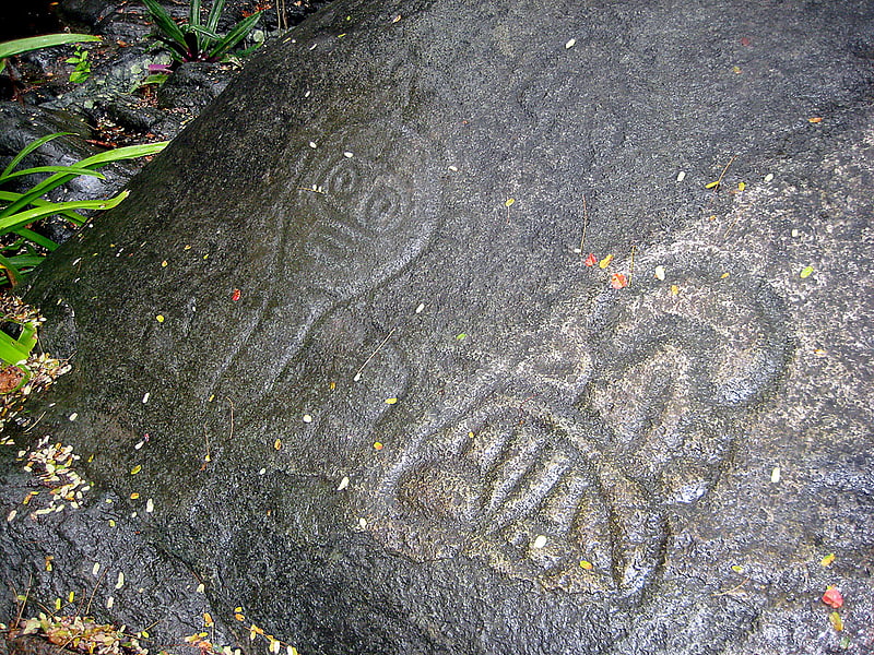 Reef Bay Trail petroglyphs