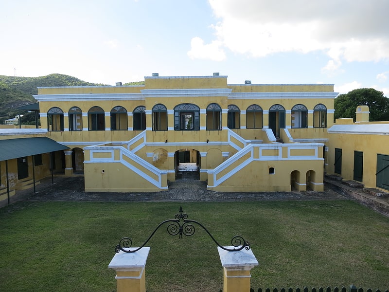 Historical landmark in Christiansted, U.S. Virgin Islands