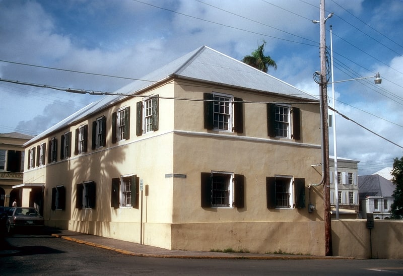Building in Christiansted, U.S. Virgin Islands