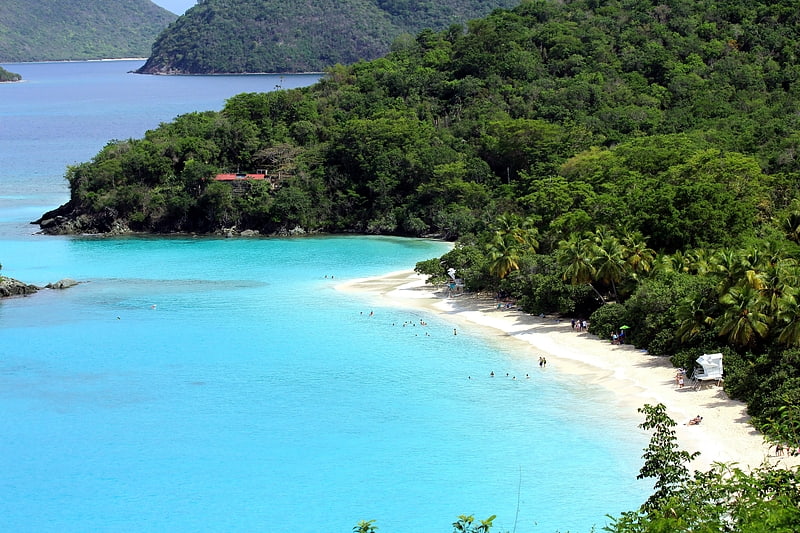 Beach in the United States Virgin Islands