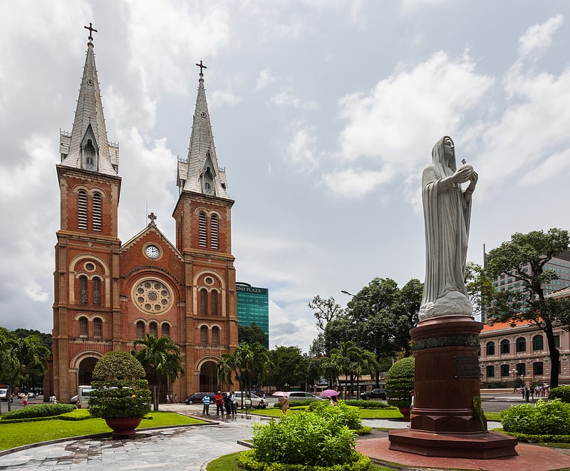 Kathedrale in Ho-Chi-Minh-Stadt, Vietnam