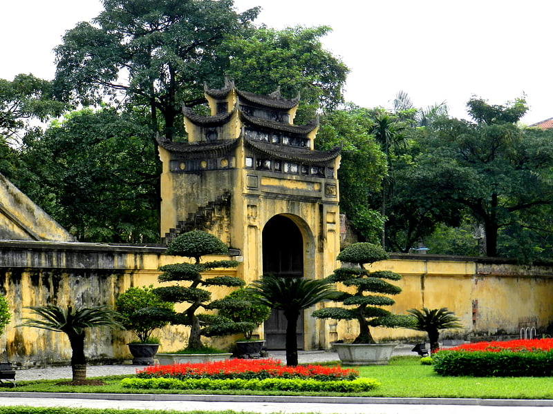 Historical landmark in Hanoi, Vietnam