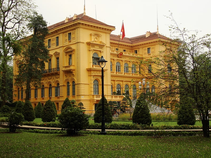 Palacio presidencial en Hanoi, Vietnam