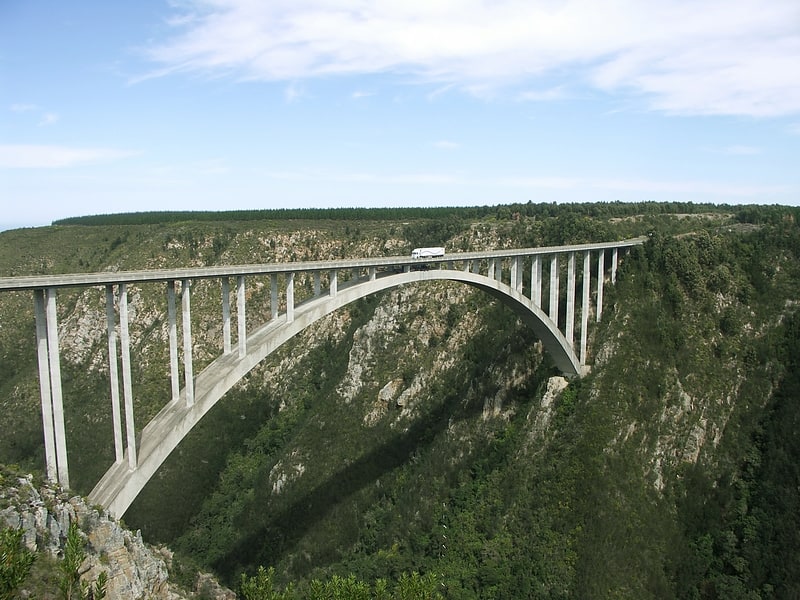 Arch bridge in South Africa