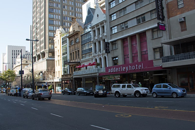 Calle en Ciudad del Cabo, Sudáfrica